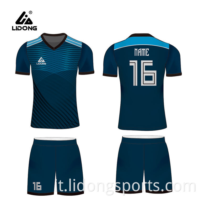 Design personalizzato a buon mercato All Color Training American Soccer Jersey Wear Wear Soccer